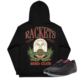 Retro 2 Low Christmas Gucci "Rackets" Hoodie