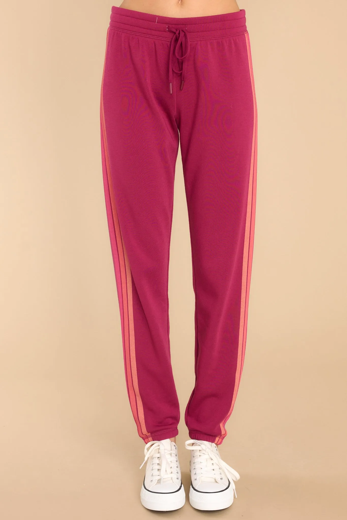 Retro Rockies Deep Raspberry PJ Pants