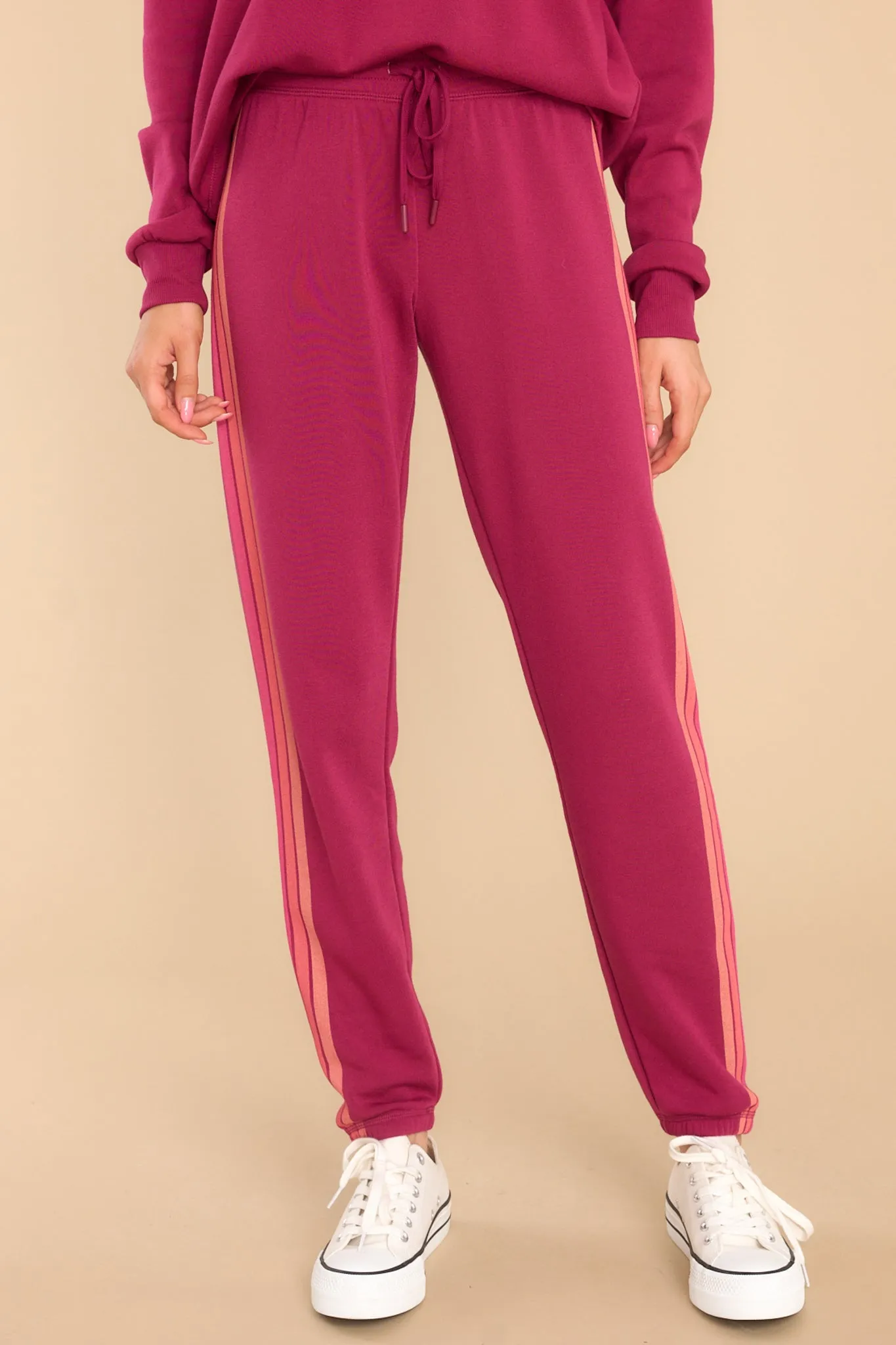 Retro Rockies Deep Raspberry PJ Pants