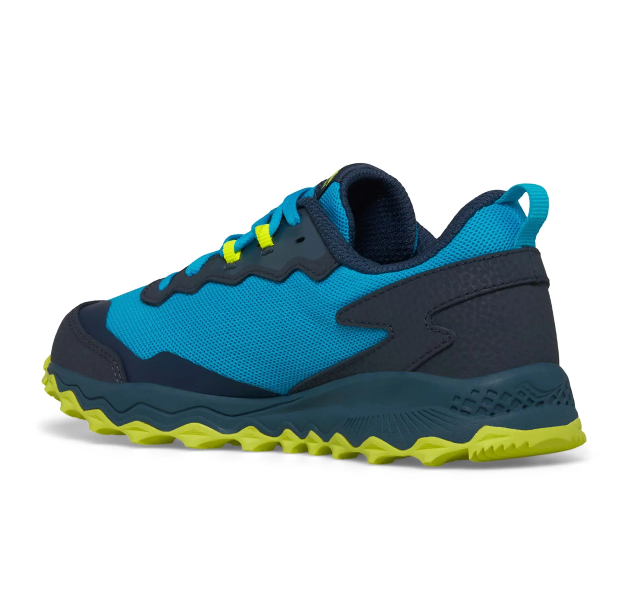 Saucony | Kids' Peregrine Running Shoes - Blue/Citron