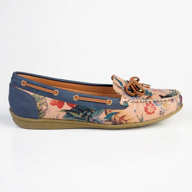 Soft style by Hush Puppies Domino Floral Loafer - Dusty Pink