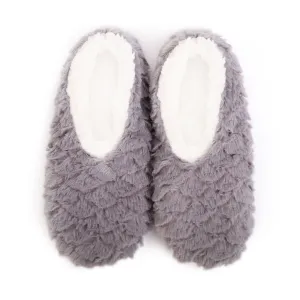 Splosh Women's Grey Petal Slippers