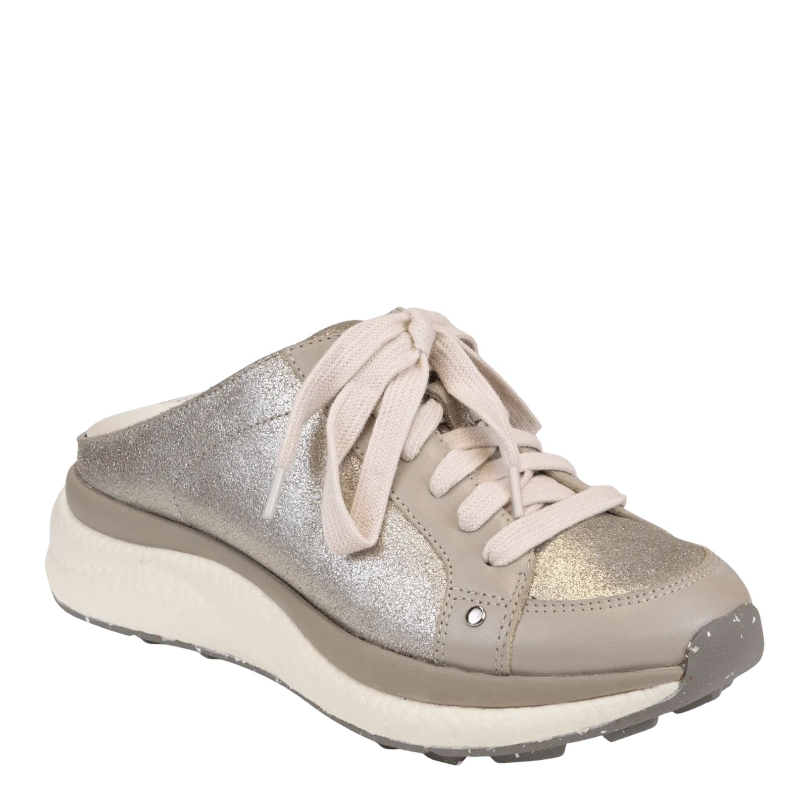 SWIFTSTEP in GREY SILVER Backless Sneakers