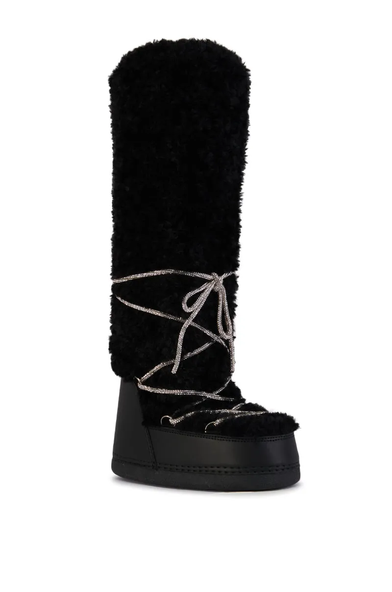 TAYTON-BLACK FLAT SNOW BOOT