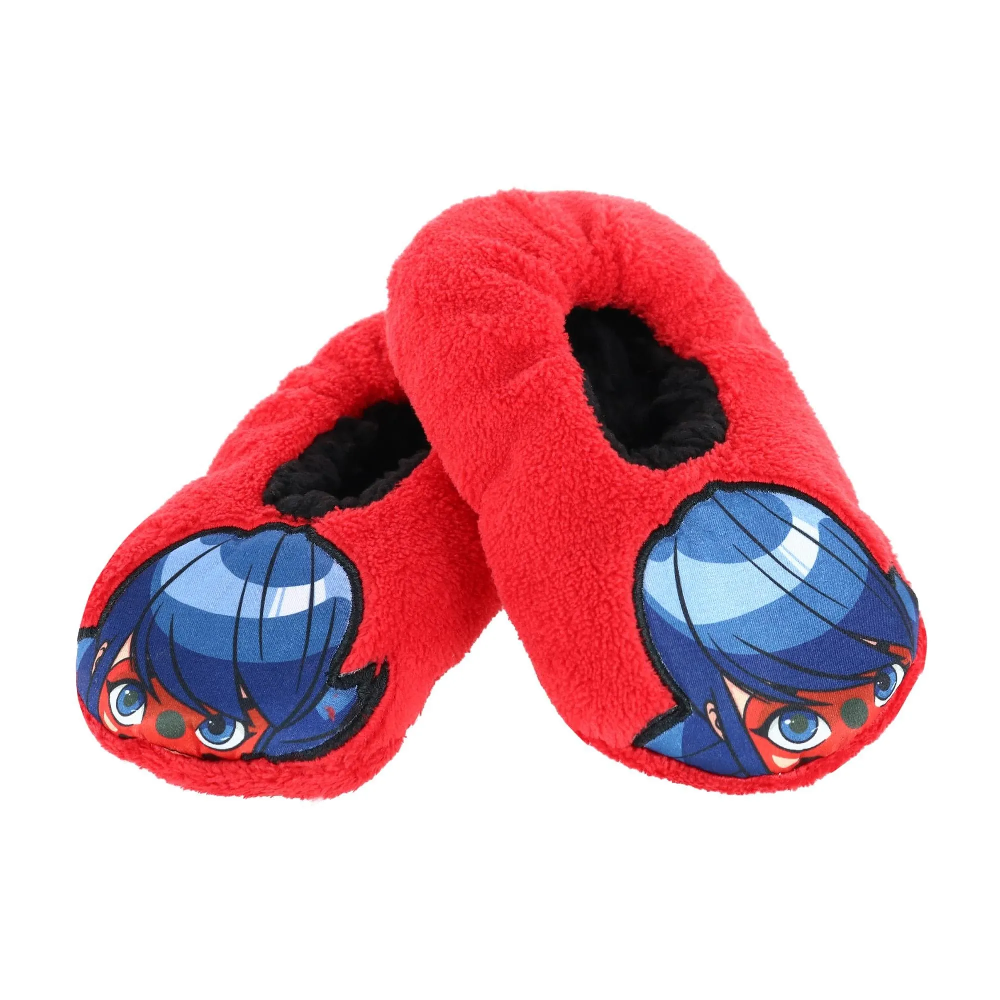 Textiel Trade Girl's Peeking Miraculous Ladybug Solid Slippers