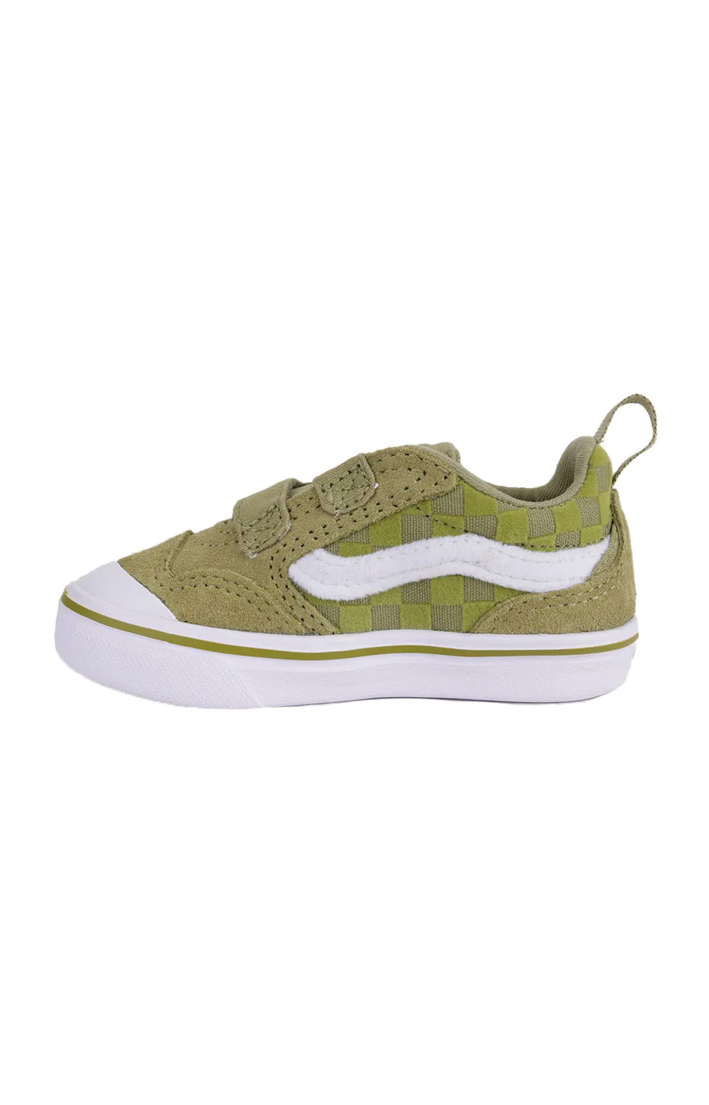 (TZHOLV) ComfyCush New Skool V Shoes - Safe Space Olive