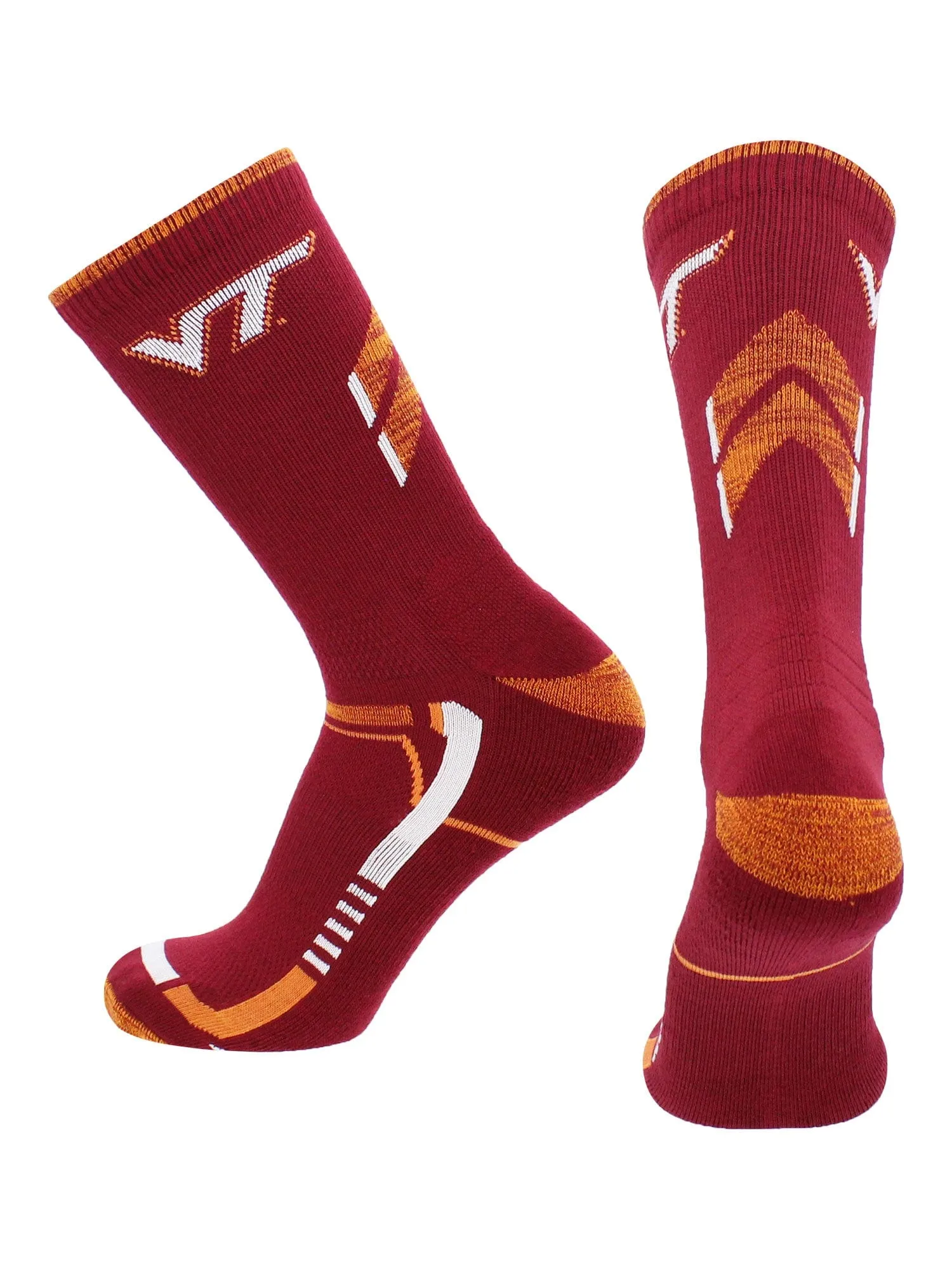 Virginia Tech Hokies Socks Virginia Tech University Hokies Champion Crew Socks