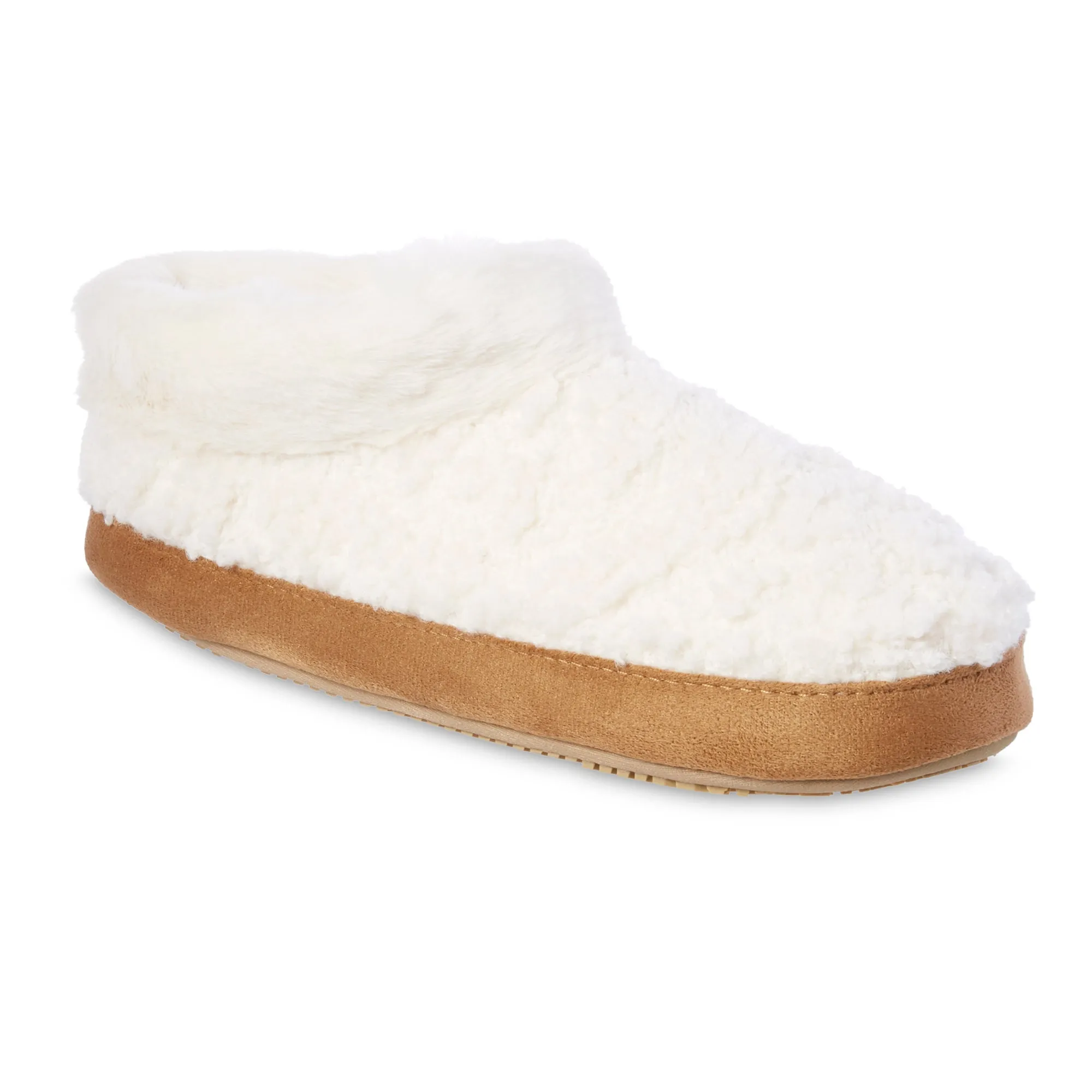 Women's Isla Cheetah Bootie Slippers with Faux Fur and Memory Foam