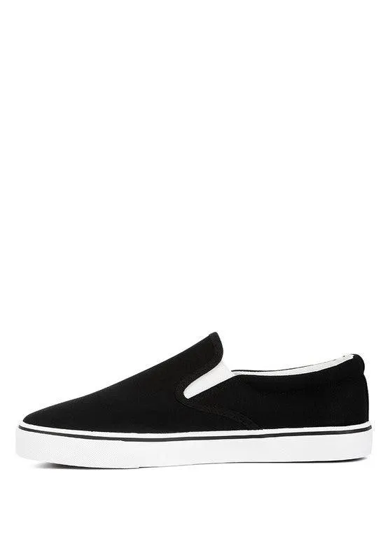 Women's Tennis Shoes Merlin Canvas Slip On Sneakers