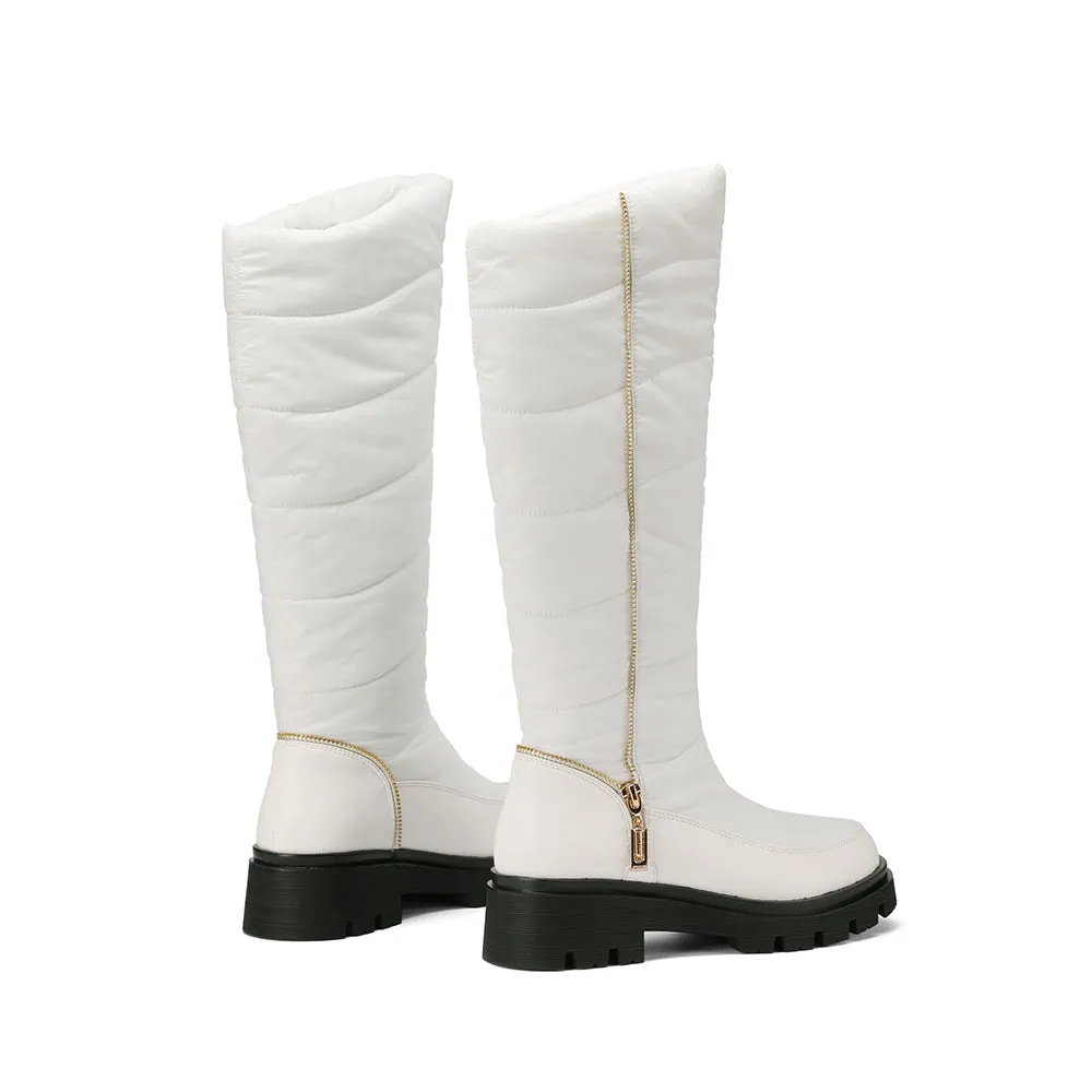 Women's Winter Snow Boots Plush Lined Warm Long Shaft Boots