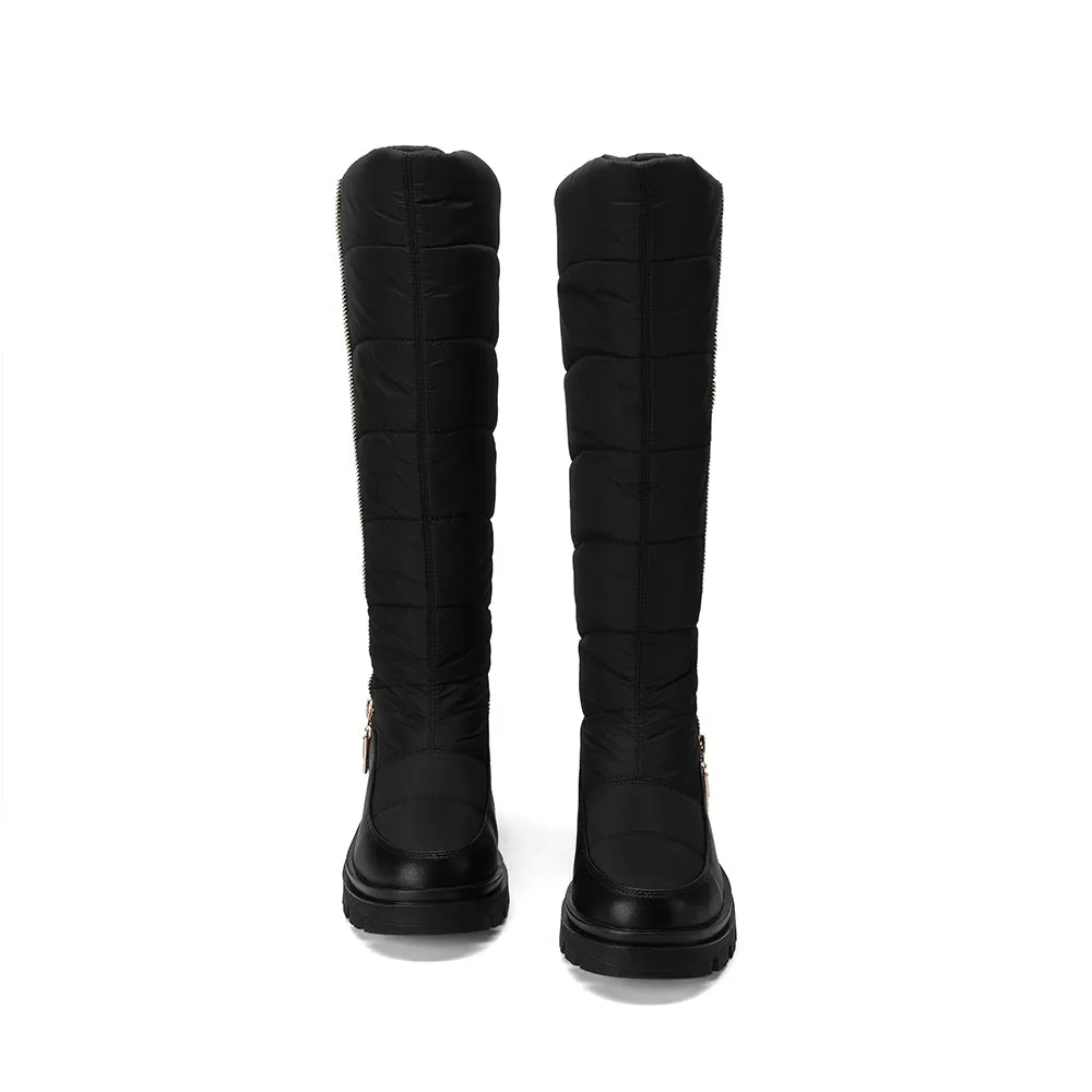 Women's Winter Snow Boots Plush Lined Warm Long Shaft Boots