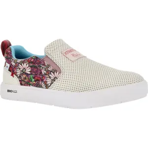 Xtratuf Sharkbyte Eco 2.0 Women's Deck Sneaker Xsb2w100 In White Onyx Multi Floral Fish