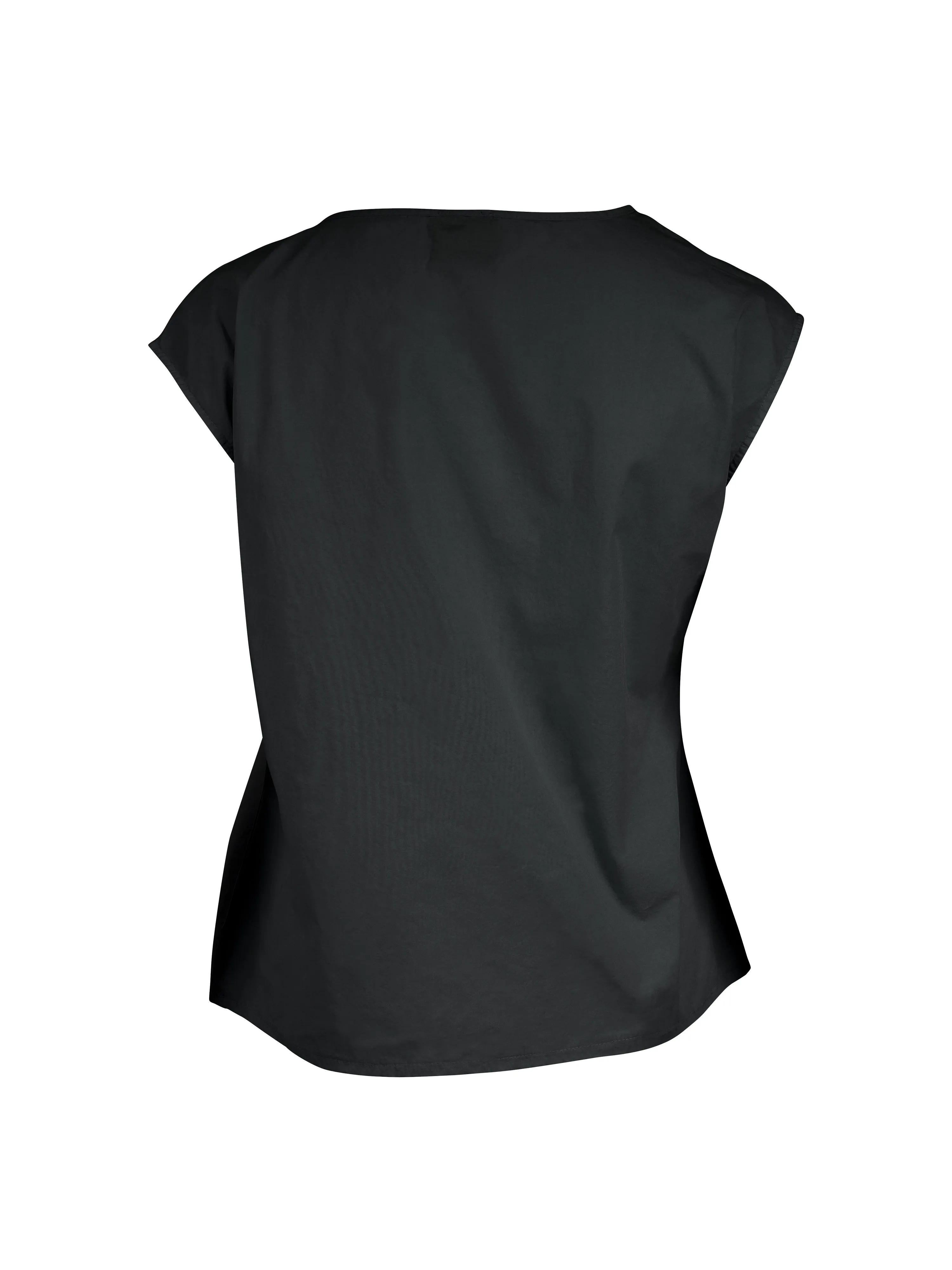 YELDA draped top - Black