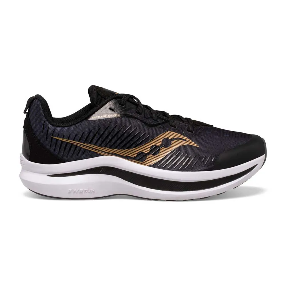 Youth Endorphin Running Shoe - Black/Gold